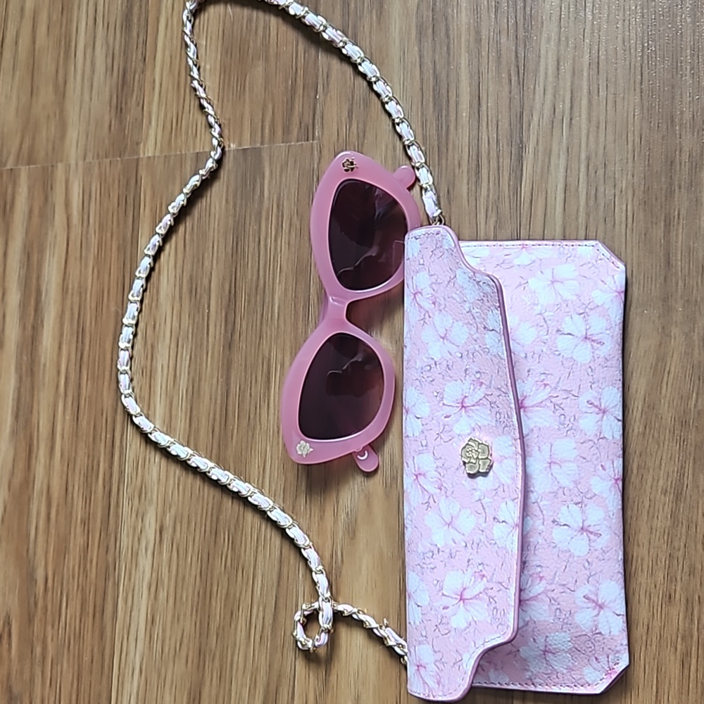 Loveshackfancy Sunglasses & Case/Purse